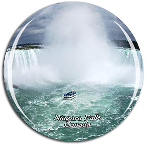 Weekino Kanada Niagara Falls Kühlschrankmagnet 3D Kristallglas Touristische Stadtreise City Souvenir Collection Geschenk Starker Kühlschrank Aufkleber