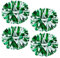 Cheerleader-Pompons für Cheerleader-Kostüm, Grün, Weiß, 2 Paar Cheerleader-Pompons für Jungen, Mädchen, Schule, Sport, Spiele, Teamgeist, jubeln, tanzen, 4 Stück