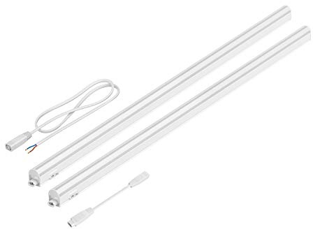 parlat LED Unterbau-Leuchten Rigel, je 87,3cm (weiß, 21,22W, je 1118lm, 130°) 2er Set