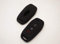 Carcasa para llave compatible con Ford Fiesta Focus Kuga Edge Transit Tourneo Puma Mondeo llave plegable silicona goma 3 botones llavero funda protección mando a distancia coche negro