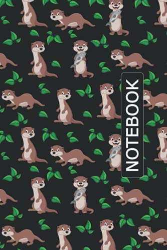 Otter Notebook: Otter Notebook Journal Gifts Otter Blank Lined Notebook Planner