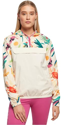 Urban Classics Damen Ladies Mixed Pull Over Jacket