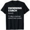 Swimming Coach Definition Lustige Schwimmer Humor Schwimmen Sprüche T-Shirt