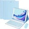 QIYIBOCASE Galaxy Tab S6 Lite 2024/2022/2020 Keyboard Case with Mouse, Detachable Magnetic Keyboard Protective Cover with S Pen Holder and Mouse for Galaxy S6 lite (Sky Blue)