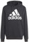 adidas Uomo Essentials Fleece Big Logo Hoodie, Black, S