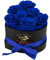 7 Stück Ewige Rosen in Herzbox - 100% echte Rosen - Ewige Blumen-Geschenkbox Geschenke für Frauen zum Valentinstag, Muttertag, Weihnachten, Geburtstag, Hochzeitstag (Blau)