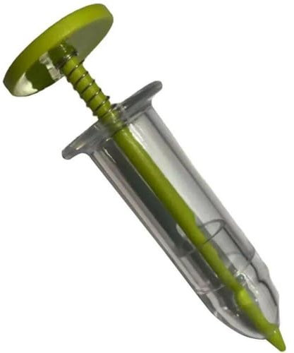 Mini Sowing Seed Dispenser Sower Small Needle Barrel Seeder Manual Handheld Seed Planter Mini Hand Spreader Garden Seed Planter