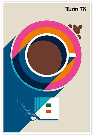 Posterlounge Turin 76 Poster von Bo Lundberg 20 x 30 cm Bunt Wandbilder Wanddeko