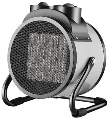 ABRILA - Termoventilatore in ceramica PTC industriale Gabon 3000W | Versatile ed efficiente | Potenza e sicurezza in nero