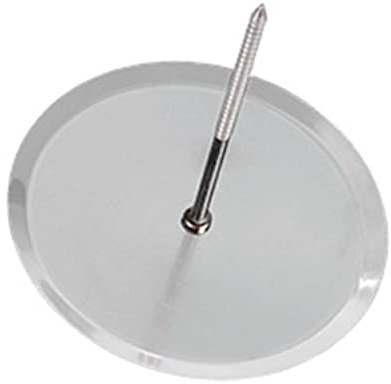 kesurpae Acier Inoxydable Gâteau Fleur Clou Portable Réutilisable Lavable Anti-Rouille Anti-corrosif Cuisine Cupcake Stand Accessoires, 7.5x7cm