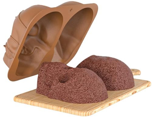 Generisch Totenkopf Kuchenform | Halloween-Fondant-Formen Aus Silikon - Antihaft-Schädel-Silikonformen Für -Schokolade, Süßigkeiten, Gelee, Eiswürfel, Hundeleckereien