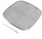 Paraspruzzi, 304 in acciaio inox ovale doppia friggitrice paraspruzzi per Barbecue Home Grill Aria friggitrice Forno Splash Cover