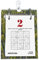 KALVOS Deutscher Kalender 2025, Tischkalender, Wandkalender, Abreisskalender, 365 tage, Tagesabreißkalender, Kalendarium, Minimalistisch Tages Kalender mit großen Zahlen (Namensfest mit Sudoku)