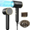 Dekuri Ionic Haartrockner, 1800W leistungsstark & schnell trocknend, ultraleicht 330g, 2 Geschwindigkeiten 3 Temperatureinstellungen, mit Diffusor & Konzentrator für Frauen & Männer - Gold