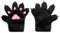 Vobumix Cartoon Plüsch Handschuhe Kätzchen Pfote Handschuhe Tier Finger Fäustlinge Cosplay Kostüm Zubehör Für Weihnachten Winter Urlaub Party