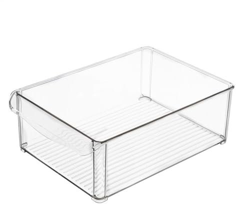 Murman - Caja de almacenamiento transparente para refrigerador, organizador de despensa y congelador, material de, libre de BPA, multicolor