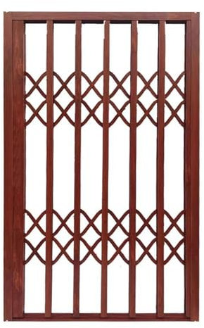 Generisch Fenstergitter Sicherheits-Einziehbare Stangen, Abschließbare Fensterschutzgitter Dekorativ, 100-170 cm Höhe Fenstersicherheitsgeländer(51x40in/130x100cm)