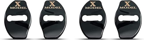 DxxxAB7 Car Door Lock Cover for Tesla Model X,Door Lock Striker Buckle Anti-Corrosion Protective Decoration Cover