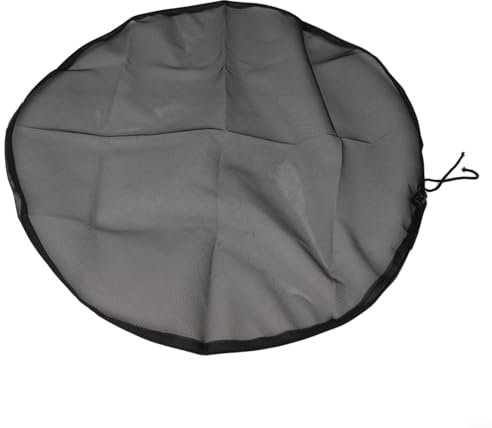 Secchio per pioggia con cavo, coperchio di protezione per secchio d'acqua, schermo a maglia fine per barili di pioggia, sistema di raccolta dell'acqua previene detriti foglie insetti giardino esterno