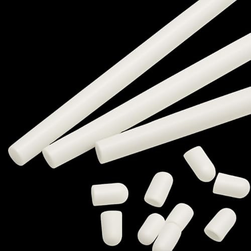 4mm Fibreglass Support Rods for Roman Blinds 90cm Durable & Flexible Pack of 5 Rods with Free End Caps