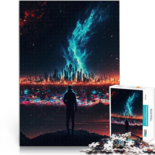 Jigsaw Puzzles for teenagers 1000 Pieces Galaxy In The Night Sky Familienspaß Tolles Geschenk für Spiele38x26cm