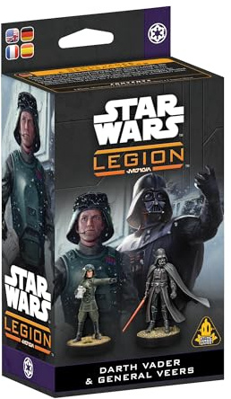 Asmodee | Star Wars: Legion - Darth Vader & General Veers Character Expansion | Board Game | Ages 14+ | 2 Players | 90+ Minutes Playing Time | Character Expansion | Board Game | Ages 14+ | 2 Players | 90+ Minutes Playing Time