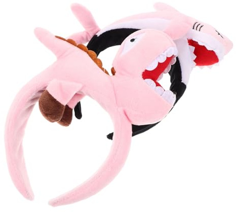 BESPORTBLE 2 Stück Teiliges Plüsch Haarschmuck Kawaii Dinosaurier Stirnband Weiche Cartoon Haarreifen für Erwachsene Vielseitig für Party Cosplay Rollenspiel und Zoo-mottopartys