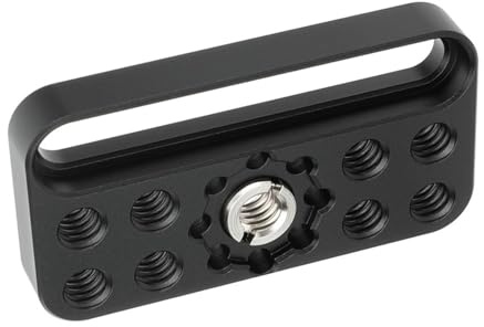 Kamera Montageplatine Mit Mehreren Löchern Eingebautes 3/8-Zoll Gewinde Flexible Fotografie Video Setups Zubehör Für Foto Video Ausrüstung Professionelle Studio Kamera Käseplatte