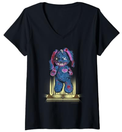 Women's Call of Duty Mister Peeks Mystery Box Bunny Video Game V-Neck T-Shirt