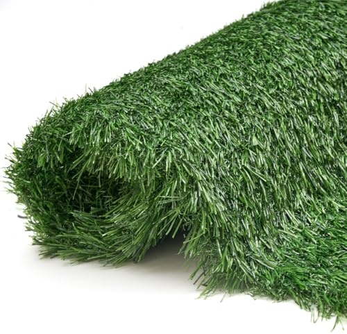 TAPISO Verde Erba Artificiale 30 mm a Metro – Prato Sintetico Denso & Realistico Verde Scuro – Resistente UV & Intemperie – Giardino, Terrazza, Balcone – Taglio su Misura 400 x 300 cm