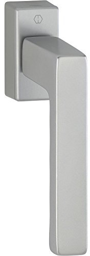 HOPPE Fenstergriff TOULON - verdeckt geschr., VK 7 x 32-42 mm, silber elox.