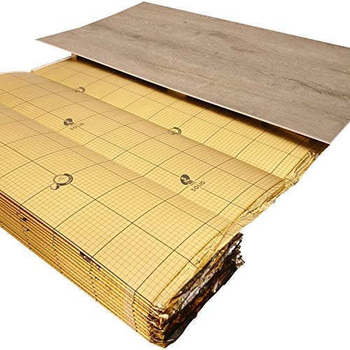 uficell® Vinyl Trittschalldämmung VINOLOCK mit Anti-Slip-Technologie - Stärke: 1,5 mm - Dichte ca. 100 kg/m³ - Druckstabilität: 200 kPa [40m² | 4 Pack]