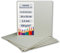 NEUSER PAPIER 20 Stück Buchbinderpappe Quadratisch - Stärke 1,5 mm (0,15 cm) - Grammatur: 920 g/m² - Format: 15 x 15 cm - Farbe: Grau-Braun