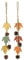 LB H&F 2 x Anhänger Herbst Deko Holz Blatt und Tannenzapfen (Girlande)