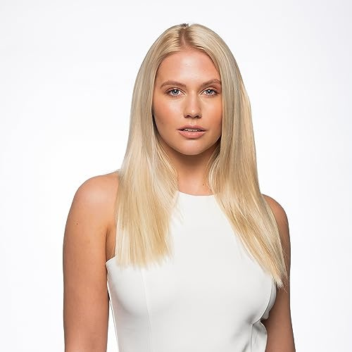Stranded International 16 inch Fibre One Piece Straight Clip in Hair Extensions (#10/12 Pansy)