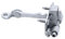 TAKPART Butée de charnière de porte avant droite / gauche 9181C8 compatible avec Peugeot 206 5DR 3DR