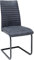 invicta INTERIOR riess-Ambiente Industrial Freischwinger Stuhl Apartment antik grau Gestell matt schwarz Esszimmerstuhl Freischwingerstuhl