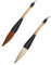 Milisten Lanyard Pen Fine Nib 2pcs Chinese Calligraphy Brush Couplets Writing Brush Drawing Watercolor Ink Painting?Kanji Japanese Sumi Brush for Calligraphy Art Stationery Pen Fountain