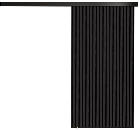 KIER FURNITURE Schiebetür Komplettset BELMO 100 - Innentüren Komplettset - Wohnzimmer Schiebetür - Modern Schiebetüren - Sliding Door - Tür Weiß 66x205x1,6 cm