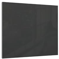 ALLboards Glasboard Magnetisch Dunkelgrau 45x45cm, Rahmenlos, Glastafel, Magnettafel, Gehärtetes Glas