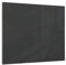 ALLboards Glasboard Magnetisch Dunkelgrau 45x45cm, Rahmenlos, Glastafel, Magnettafel, Gehärtetes Glas