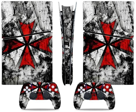 BONOOL Blasenfrei Für PS5 Slim Skin Disc Edition & Für PS5 Slim Skin Digital Edition Konsole Und Controller Vinyl Cover Skins Wraps Kratzfest Kompatibel 84799 Kratzfest (Size : Digital Edition)