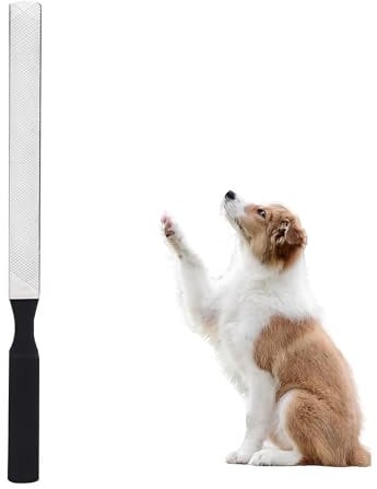 UNVOJL Pet Nail File Dog Cat Pet Nail Claw File Stainless Steel File Grinder Rasp Nail Grooming Supplies for Cat Dog