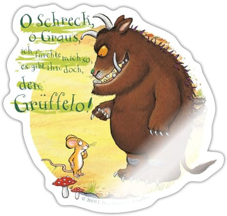 Der Grüffelo Mit Maus Es Gibt Ihn Doch Spruch Sticker Aufkleber