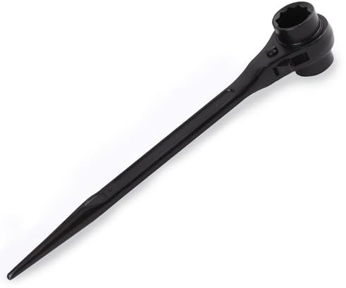 LEPEVNEY 24 x 27mm Ratchet Podger Spanner Sacaffold Spanner Wrench Quick Release Podger Bar Black