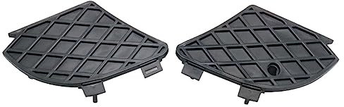 XLXMKNKPDZ Nebelscheinwerfer Grill 2108850253 Auto Vorne Rechts Stoßstange Nebel Licht Abdeckung Lünette Grille Für E-Class W210 E320 E430 E55 1999-2003 Lampenabdeckung