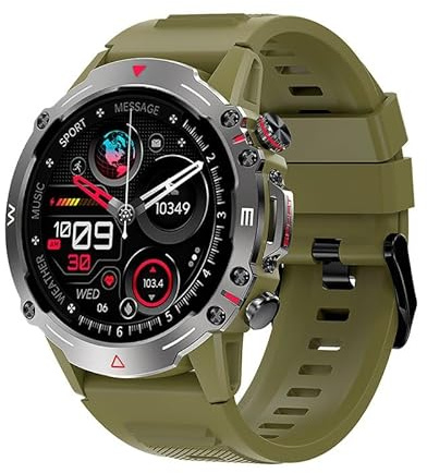 Cool Smartwatch Display Amoled Adventure Silicone Vert (Appels Santé...), Vert, Médian, Vert, Mediano