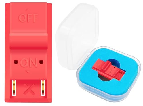 Mikiuly RCM JIP für Nintendo Switch,RCM Jig RCM Loader für NS Switch,RCM Jig für Switch,RCM für Nintendo Switch,RCM Jig für NS Switch,Clip Rcm Switch für Recovery Mode,mit Aufbewahrungsbox,Rot