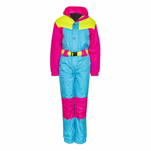 FunkyAlps - 80's Skianzug - Unisex Retro-Ski-Outfit - Wind- und wasserdicht - Perfekt für Après-Ski - Erhältlich in den Größen S bis XXL