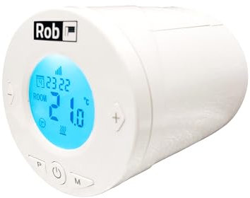 Termostat ROB TL10 Tuya Trv, Intelligentes Heizkörperventil, Motorisiertes Regelventil, Tuya WiFi-termostat